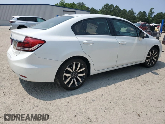 2015 Honda Civic EX-L z VIN 19XFB2F94FE205715, wystawiony jako Copart lot #59552715 z przebiegiem 68 145 mil mil oraz Szkoda całkowita • Salvage title. Historia ofert i sprzedaży dostępna na DreamBid. Obrazek 3.
