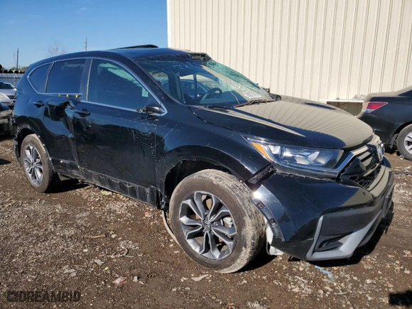 2022 Honda CR-V EX with VIN 5J6RW1H55NA006822, listed as a Copart auction lot 88279745 with 0 mi miles and Salvage Title. Bid and sale history available at carsss.com. Image 4.