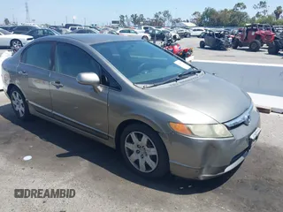 2008 Honda Civic LX with VIN 2HGFA16548H334752, listed as a IAAI auction lot 42562877 with 233,035 mi miles and . Bid and sale history available at DreamBid. Image 1.