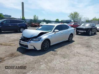 2014 Lexus GS 300 with VIN JTHCE1BL3E5028380, listed as a IAAI auction lot 42109046 with 158,976 mi miles and . Bid and sale history available at carsss.com. Image 2.