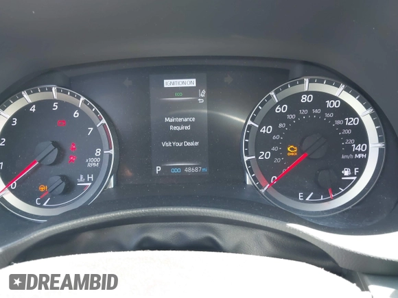 2021 Toyota Highlander L with VIN 5TDZZRAH9MS053319, listed as a IAAI auction lot 42478652 with 48,687 mi miles and . Bid and sale history available at DreamBid. Image 7.
