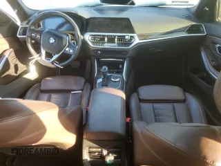 2021 BMW 3 Series 330e with VIN 3MW5P7J08M8B78255, listed as a Copart auction lot 42032355 with 73,815 mi miles and Salvage Title. Bid and sale history available at carsss.com. Image 8.