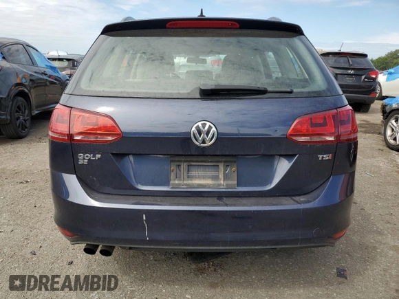 2016 Volkswagen Golf SportWagen TSI S with VIN 3VWC17AU1GM522080, listed as a Copart auction lot 64256133 with 98,861 mi miles. Bid and sale history available at carsss.com. Image 6.