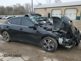 2021 Nissan Sentra SV with VIN 3N1AB8CV1MY320866, listed as a Copart auction lot 51606125 with Not Provided miles and Salvage Title. Bid and sale history available at carsss.com. Image 4.