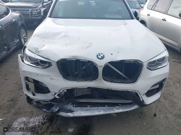 2020 BMW X3 sDrive30i with VIN 5UXTY3C02LLU71409, listed as a IAAI auction lot 41454035 with 51,844 mi miles. Bid and sale history available at carsss.com. Image 6.