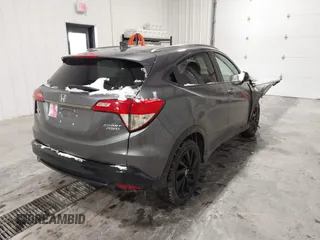 2022 Honda HR-V Sport with VIN 3CZRU6H17NM710927, listed as a IAAI auction lot 41524421 with 55,267 mi miles. Bid and sale history available at carsss.com. Image 4.