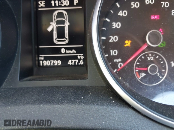 2013 Volkswagen Golf w/Conv with VIN WVWDB7AJ7DW119016, listed as a IAAI auction lot 42772953 with 190,799 mi miles and . Bid and sale history available at DreamBid. Image 7.