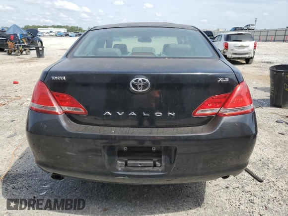 2007 Toyota Avalon XL with VIN 4T1BK36B57U239670, listed as a Copart auction lot 54061195 with 0 mi miles and Salvage Title. Bid and sale history available at carsss.com. Image 6.
