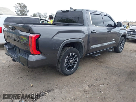 2023 Toyota Tundra Limited Hybrid with VIN 5TFJC5DB7PX021014, listed as a IAAI auction lot 42067753 with 64,991 mi miles and . Bid and sale history available at DreamBid. Image 4.