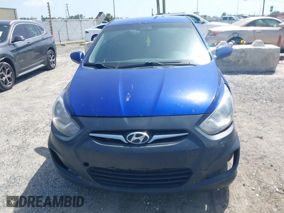 2013 Hyundai Accent GS with VIN KMHCT5AEXDU128879, listed as a IAAI auction lot 42463478 with 213,810 mi miles and . Bid and sale history available at DreamBid. Image 12.