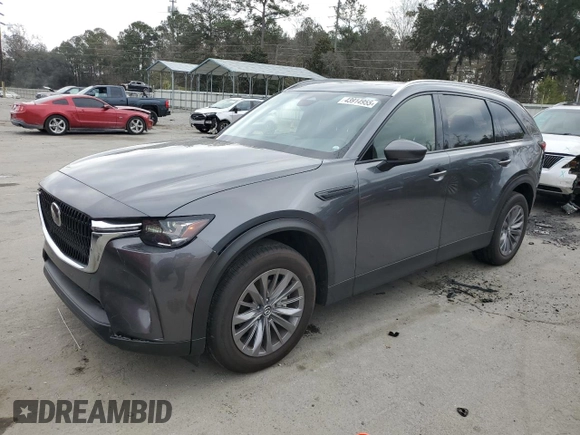 2024 Mazda CX-90 Preferred with VIN JM3KKBHDXR1167423, listed as a Copart auction lot 43914955 with 11,173 mi miles and Salvage title. Bid and sale history available at DreamBid. Image 1.
