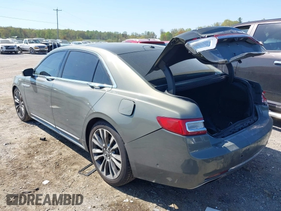 2017 Lincoln Continental Reserve with VIN 1LN6L9RP8H5603584, listed as a IAAI auction lot 42110073 with 164,075 mi miles. Bid and sale history available at carsss.com. Image 3.
