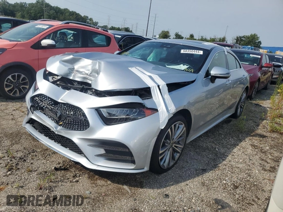 2021 Mercedes-Benz CLS 450 z VIN W1K2J5KB2MA091165, wystawiony jako Copart lot #68350444 z przebiegiem 35 260 mil mil oraz Szkoda całkowita • Salvage title. Historia ofert i sprzedaży dostępna na DreamBid. Obrazek 1.