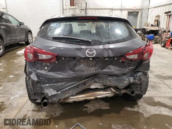 2016 Mazda 3 i Sport with VIN JM1BM1J74G1336026, listed as a Copart auction lot 43767395 with 88,781 mi miles and Non Repairable. Bid and sale history available at DreamBid. Image 6.