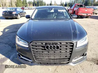 2015 Audi A8 L 4.0T with VIN WAU32AFD5FN020597, listed as a Copart auction lot 45221125 with 103,637 mi miles and Clean Title. Bid and sale history available at carsss.com. Image 5.