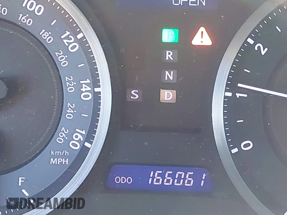 2011 Lexus IS with VIN JTHBE5C23B5027895, listed as a IAAI auction lot 41644708 with 166,061 mi miles. Bid and sale history available at carsss.com. Image 15.