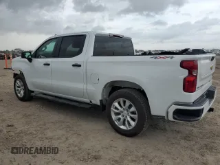 2024 Chevrolet Silverado 1500 Custom with VIN 3GCPDBEK0RG205397, listed as a Copart auction lot 47417315 with 750 mi miles and Salvage Title. Bid and sale history available at DreamBid. Image 2.