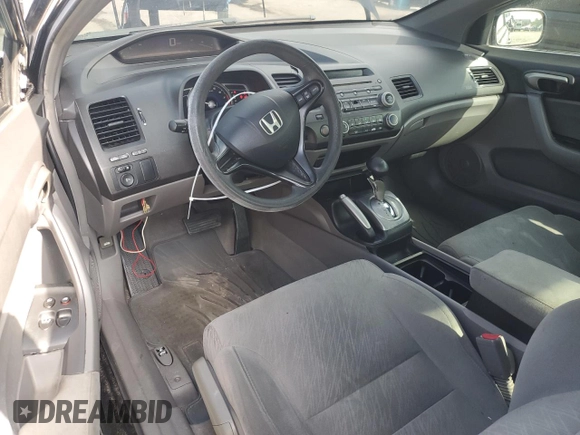 2007 Honda Civic Cpe LX with VIN 2HGFG12607H574182, listed as a Copart auction lot 51286655 with 182,905 mi miles and Salvage Title. Bid and sale history available at carsss.com. Image 8.