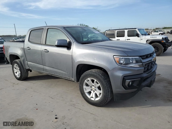 2022 Chevrolet Colorado 2WD LT with VIN 1GCGSCEN8N1264471, listed as a Copart auction lot 49537835 with 29,268 mi miles and Salvage Title. Bid and sale history available at carsss.com. Image 4.