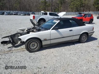 1995 BMW 3 Series 318iC with VIN WBABK6325SED18057, listed as a Copart auction lot 48123025 with 121,572 mi miles and Salvage Title. Bid and sale history available at carsss.com. Image 1.