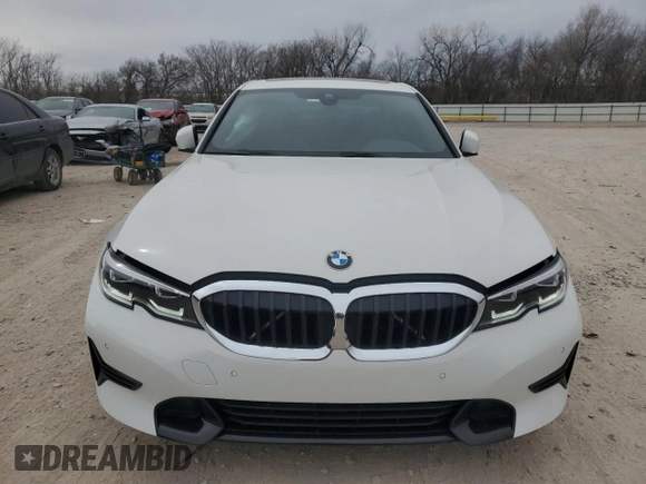 2022 BMW 3 Series 330i xDrive with VIN 3MW5R7J00N8C64705, listed as a Copart auction lot 48624285 with 12,143 mi miles and Salvage Title. Bid and sale history available at carsss.com. Image 5.