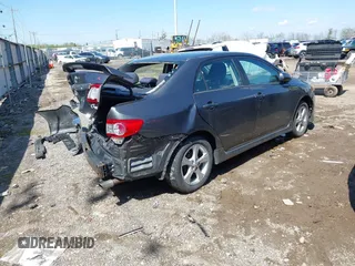 2013 Toyota Corolla L with VIN 2T1BU4EE2DC009044, listed as a IAAI auction lot 42007214 with 168,067 mi miles. Bid and sale history available at carsss.com. Image 4.