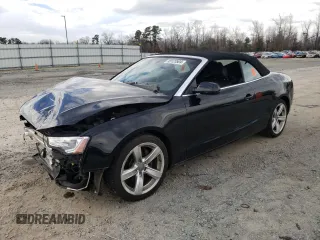 2015 Audi A5 Premium with VIN WAUCFAFH9FN001591, listed as a Copart auction lot 45123504 with 33,184 mi miles and . Bid and sale history available at DreamBid. Image 1.