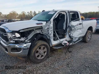 2024 Ram 2500 Big Horn with VIN 3C6UR5DJ4RG249893, listed as a IAAI auction lot 41893825 with 33,955 mi miles. Bid and sale history available at carsss.com. Image 2.