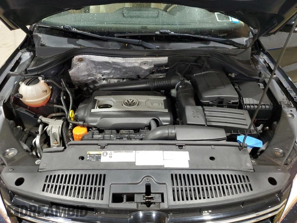 2017 Volkswagen Tiguan S with VIN WVGBV7AX8HK016490, listed as a Copart auction lot 56222815 with 48,439 mi miles and Salvage Title. Bid and sale history available at DreamBid. Image 12.
