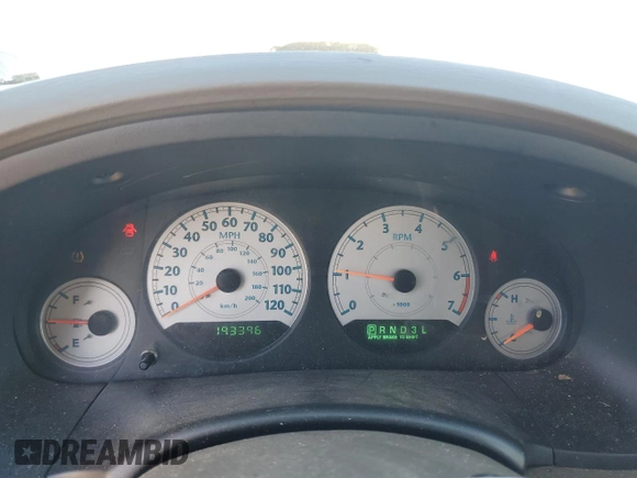 2007 Chrysler Town & Country LWB Touring with VIN 2A4GP54L77R151293, listed as a Copart auction lot 81691134 with 193,396 mi miles and Salvage Title. Bid and sale history available at carsss.com. Image 9.