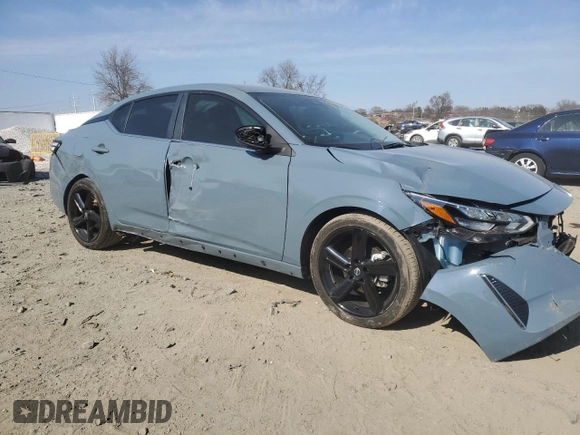 2024 Nissan Sentra SR z VIN 3N1AB8DV4RY254593, wystawiony jako Copart lot #48984625 z przebiegiem 17 020 mil mil oraz Szkoda całkowita • Salvage title. Historia ofert i sprzedaży dostępna na DreamBid. Obrazek 4.