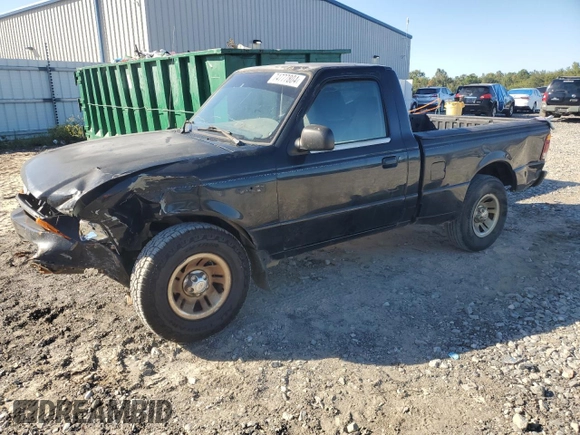 1999 Ford Ranger XL with VIN 1FTYR10V7XPB92187, listed as a Copart auction lot 74777804 with 295,206 mi miles and Salvage Title. Bid and sale history available at carsss.com. Image 1.