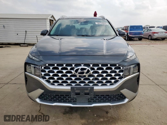 2021 Hyundai Santa Fe Limited with VIN 5NMS4DAL2MH343332, listed as a Copart auction lot 50752055 with 91,219 mi miles and Salvage Title. Bid and sale history available at carsss.com. Image 5.