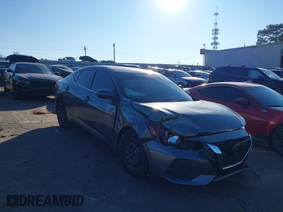 2020 Nissan Sentra S with VIN 3N1AB8BV9LY291410, listed as a IAAI auction lot 40956651 with 78,077 mi miles and . Bid and sale history available at DreamBid. Image 1.