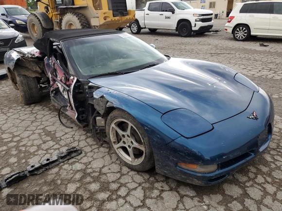 1999 Chevrolet Corvette with VIN 1G1YY32G6X5106210, listed as a Copart auction lot 53956034 with 0 mi miles and Salvage Title. Bid and sale history available at carsss.com. Image 4.