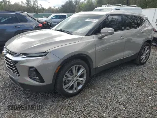 2022 Chevrolet Blazer Premier with VIN 3GNKBFR41NS159130, listed as a Copart auction lot 46434975 with 59,776 mi miles and Salvage title. Bid and sale history available at DreamBid. Image 1.