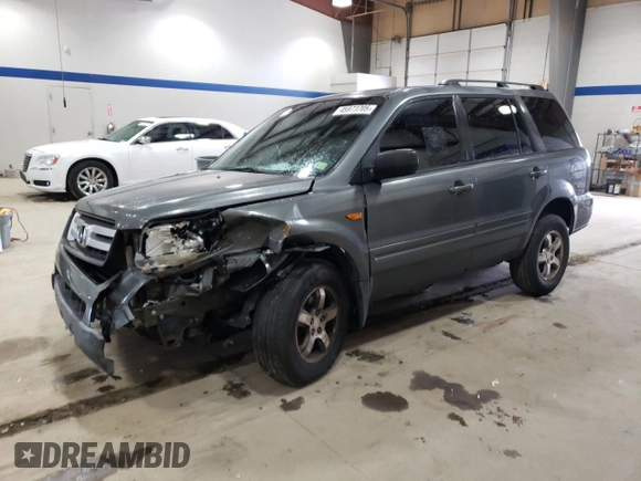 2007 Honda Pilot EX-L with VIN 5FNYF28727B031311, listed as a Copart auction lot 45973705 with 211,530 mi miles and Salvage Title. Bid and sale history available at DreamBid. Image 1.