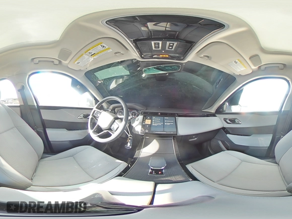 2025 Land Rover Range Rover Velar Dynamic SE with VIN SALYL2EX3SA398872, listed as a Copart auction lot 43451045 with 4,736 mi miles and Salvage title. Bid and sale history available at DreamBid. Image 16.