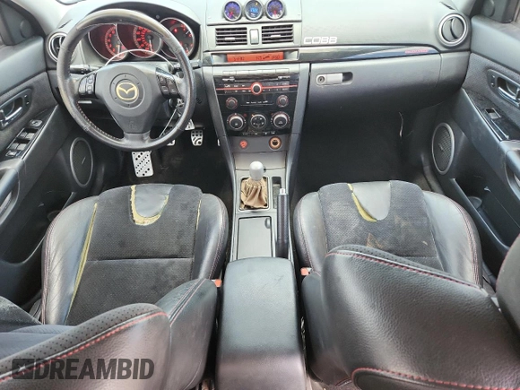 2008 Mazda 3 Mazdaspeed3 Sport with VIN JM1BK34M281122981, listed as a Copart auction lot 63225665 with 142,501 mi miles and Salvage title. Bid and sale history available at DreamBid. Image 8.