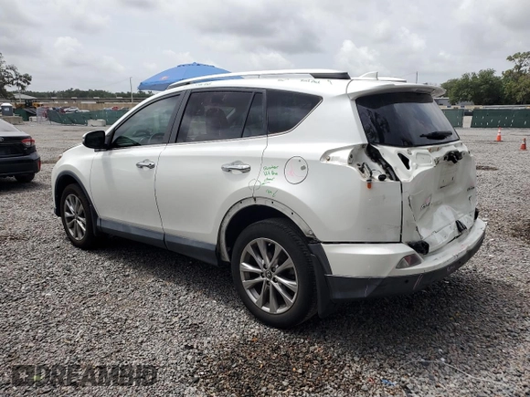 2016 Toyota RAV4 Limited with VIN 2T3YFREV3GW294946, listed as a Copart auction lot 59170375 with 52,692 mi miles and Non repairable. Bid and sale history available at DreamBid. Image 2.