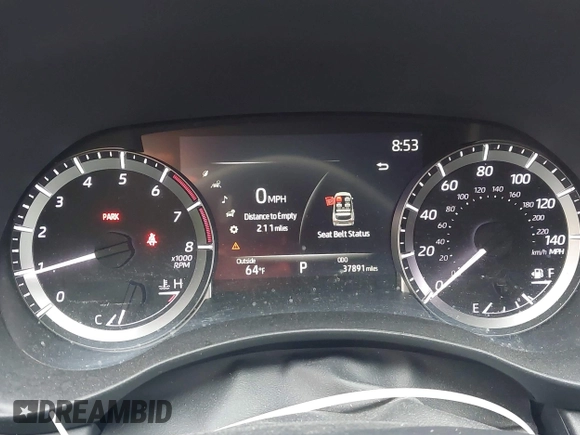 2023 Toyota Highlander L with VIN 5TDKDRAH3PS508220, listed as a IAAI auction lot 41905517 with 37,891 mi miles and . Bid and sale history available at DreamBid. Image 7.