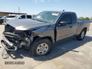 2022 Nissan Frontier S with VIN 1N6ED1CM7NN632998, listed as a Copart auction lot 52043135 with 33,286 mi miles and Salvage title. Bid and sale history available at DreamBid. Image 1.