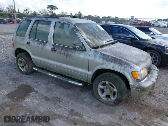 2001 Kia Sportage with VIN KNDJB723115706221, listed as a IAAI auction lot 41562713 with 99,378 mi miles. Bid and sale history available at carsss.com. Image 1.