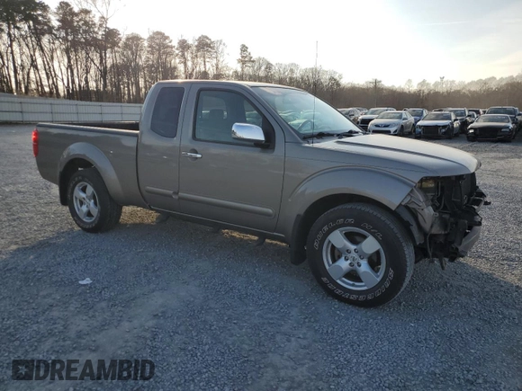 2008 Nissan Frontier SE with VIN 1N6AD06U48C401867, listed as a Copart auction lot 43952335 with 131,811 mi miles and Salvage title. Bid and sale history available at DreamBid. Image 4.