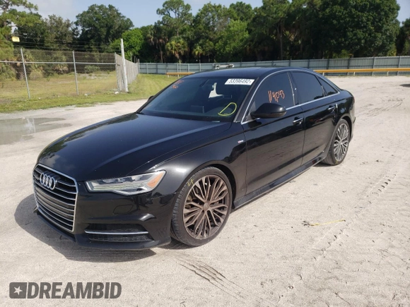 2016 Audi A6 2.0T Premium Plus with VIN WAUGFAFC5GN076683, listed as a Copart auction lot 53396492 with 114,043 mi miles. Bid and sale history available at carsss.com. Image 2.
