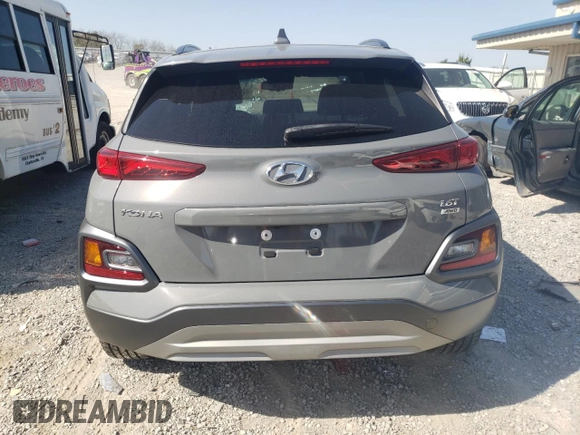 2021 Hyundai Kona Night Edition with VIN KM8K6CA53MU687603, listed as a Copart auction lot 75451844 with 18,292 mi miles and Salvage Title. Bid and sale history available at DreamBid. Image 6.