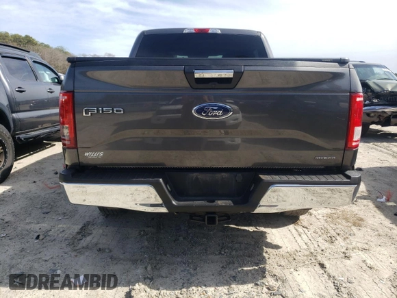 2015 Ford F-150 XLT with VIN 1FTEW1EF0FKD37563, listed as a Copart auction lot 48237495 with 91,172 mi miles and Salvage Title. Bid and sale history available at carsss.com. Image 6.