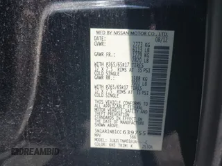 2012 Nissan Pathfinder Silver Edition z VIN 5N1AR1NB1CC639755, wystawiony jako IAAI lot #42513176 z przebiegiem 197 178 mil mil oraz . Historia ofert i sprzedaży dostępna na DreamBid. Obrazek 9.