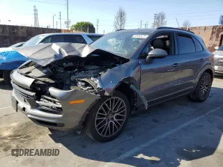 2020 Porsche Cayenne with VIN WP1AA2AY3LDA03715, listed as a Copart auction lot 46690475 with Not provided miles and Salvage title. Bid and sale history available at DreamBid. Image 1.