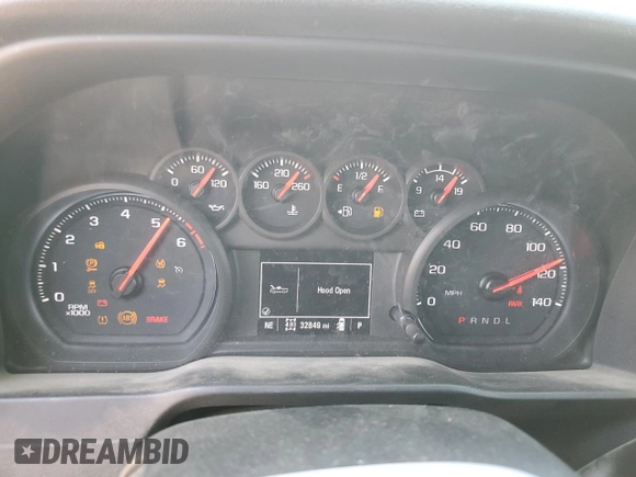 2021 Chevrolet Silverado 1500 with VIN 1GCRYBEHXMZ115135, listed as a Copart auction lot 54670185 with 32,849 mi miles and Salvage Title. Bid and sale history available at DreamBid. Image 9.